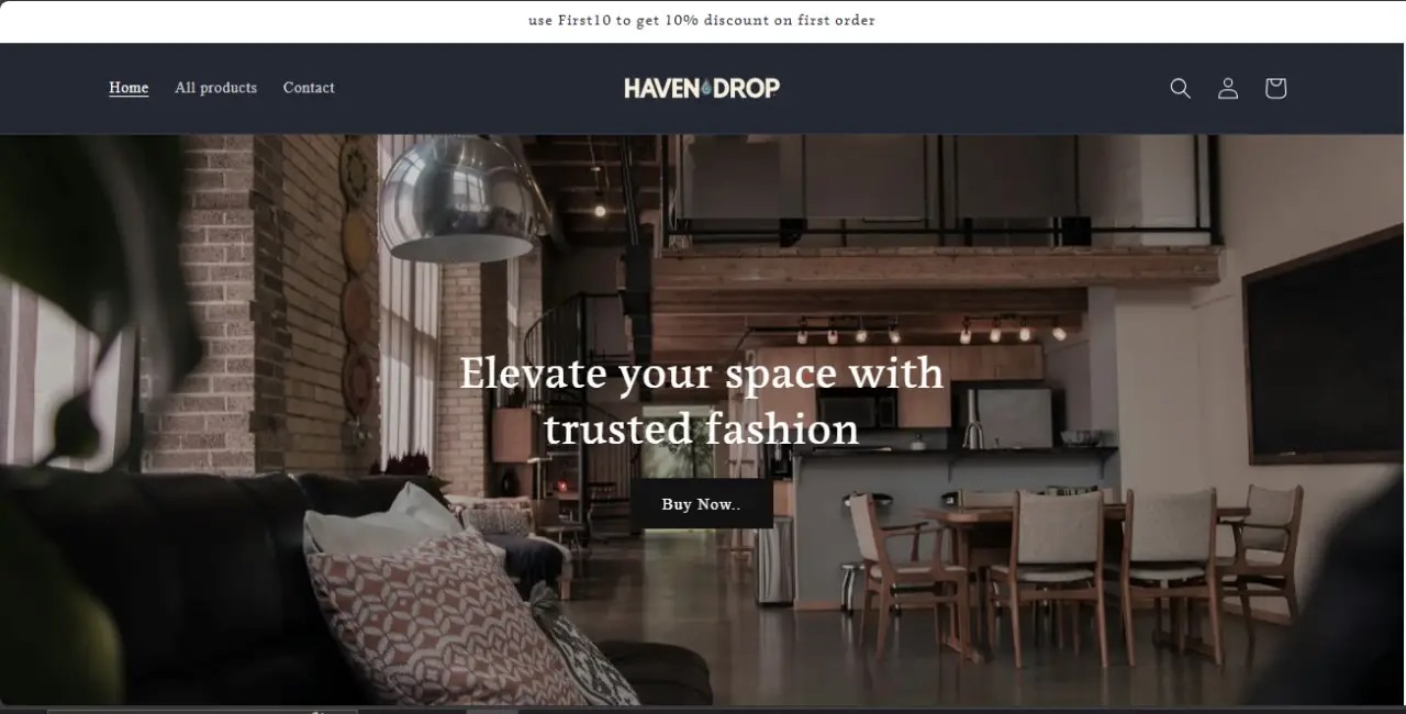 HavenDrop Shopify Store